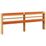 vidaXL Cadre de lit sans matelas cire marron 180x200cm bois pin massif