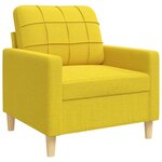 vidaXL Ensemble de canapés 4 Pièces repose-pied et coussins décoratifs