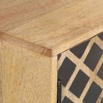 vidaXL Buffet 118x35x75 cm Bois de manguier massif
