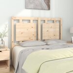vidaXL Tête de lit 125 5x4x100 cm Bois massif de pin