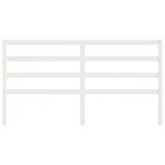 vidaXL Tête de lit Blanc 186x4x100 cm Bois massif de pin