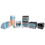 Moule De Classement Storebox Multi 11 Tiroirs Aquarel - Couleurs Assorties - Exacompta