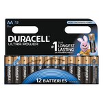 Duracell piles alcalines aa ultra power 12 pièces