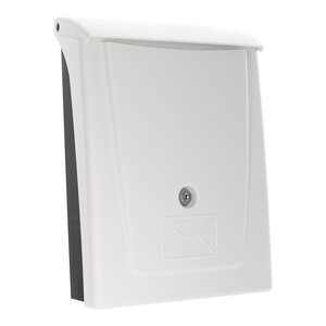 Boîte aux lettres en plastique profirst mail pm 780 noire/blanc
