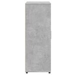 vidaXL Buffet gris béton 60x31x84 cm bois d'ingénierie