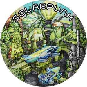 Pièce de monnaie en Argent 5 Dollars g 62.2 (2 oz) Millésime 2024 The Punk Universe BU SOLARPUNK