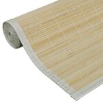 vidaXL Tapis en bambou naturel à latte rectangulaire 80 x 300 cm