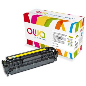 Toner d'encre remanufacturé, compatible pour HP 304A CC532A - Jaune