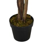 vidaXL Ficus artificiel 630 feuilles 120 cm vert