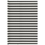 vidaXL Tapis de tente 300x600 cm Anthracite et blanc