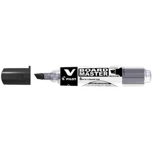Marqueur Rechargeable V BOARD MASTER Begreen Pointe Biseauté Moyenne Noir x 10 PILOT