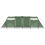 vidaXL Tente familiale tunnel 8 personnes vert imperméable