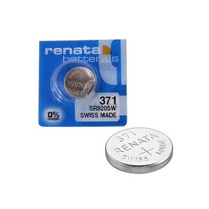 Blister de 1 Pile bouton oxyde argent X371 SR920SW RENATA