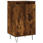 vidaXL Buffets 2 Pièces chêne fumé 40x35x70 cm bois d'ingénierie