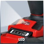 Einhell perceuse sans fil "te-cd 18 li brushless - solo" rouge