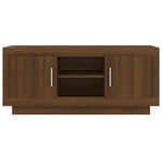 vidaXL Meuble TV chêne marron 102x35x45 cm bois d'ingénierie
