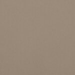 vidaXL Coussins de chaise de jardin lot de 2 taupe 50x50x4 cm
