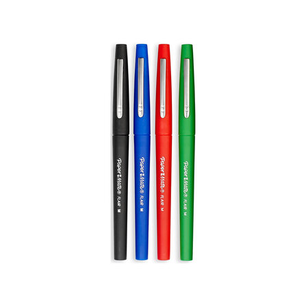 Stylo-feutre - Bleu - Flair - Pointe moyenne - Paper Mate - Stylos Feutre -  Stylos