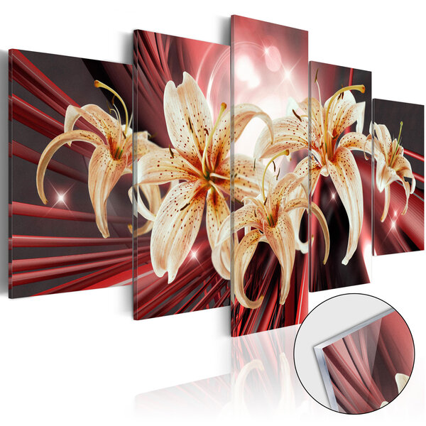 Tableau sur verre acrylique - the magic of passion [glass] l x h en cm 100x50