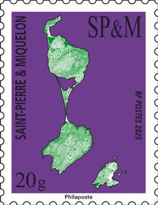 Timbre - Saint-Pierre-et-Miquelon - 20g