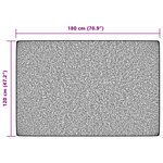 vidaXL Tapis intérieur extérieur à poils courts 120x180cm antidérapant
