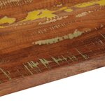 vidaXL Dessus de table 180x20x2 5cm rectangulaire bois massif récupéré