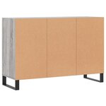 vidaXL Buffet sonoma gris 103 5x35x70 cm bois d'ingénierie