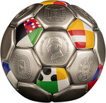 Pièce de monnaie en Argent 10 Dollars g 93.3 (3 oz) Millésime 2024 FOOTBALL UEFA EURO