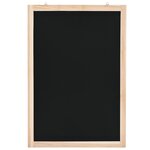 Tableau mural bois de cèdre 40 x 60 cm noir 02_0045533