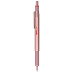 Stylo Bille rOtring 600 Or Rose - Pointe Moyenne - Encre Noire - Livré en écrin