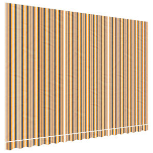 vidaXL Tissu de remplacement pour auvent rayures multicolores 4 5x3 m