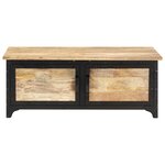 vidaXL Table basse 90x50x35 cm Bois solide de manguier
