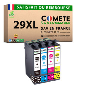 29XL - 4 cartouches compatibles pour Epson 29 XL - COMETE