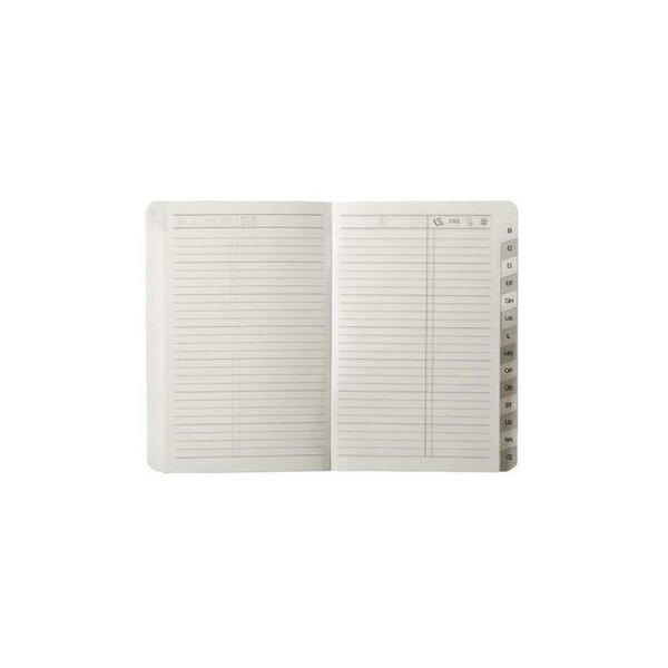 Répertoire adresse pour Agenda 21x29,7 Blanc 32 Pages Indexées QUOVADIS