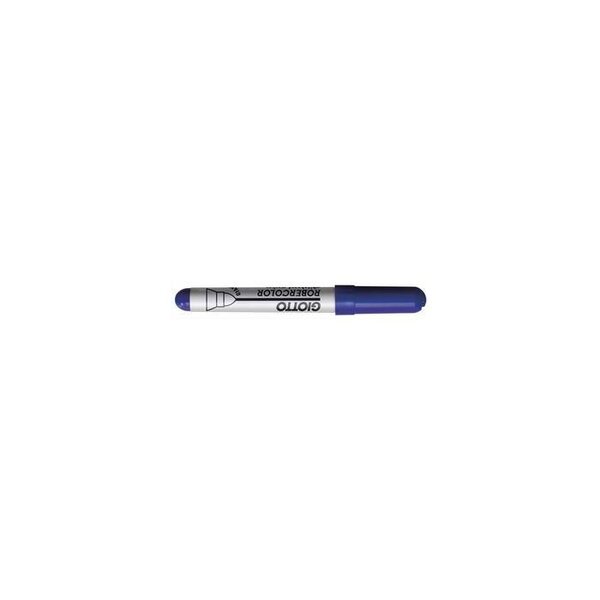Marqueur effaçable pointe ogive 7mm. Encre bleue. Odeur neutre. GIOTTO