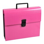 Trieur Valisette Avec Poignée 12 Compartiments Iderama - A4 - Couleurs Assorties - X 4 - Exacompta