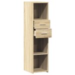 vidaXL Buffet haut chêne sonoma 30x42 5x124 cm bois d'ingénierie