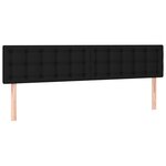 vidaXL Sommier à lattes de lit avec matelas Noir 180x200 cm Tissu