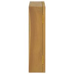 vidaXL Armoire à miroir 60x10x40 cm Bois de teck solide