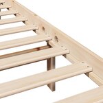 vidaXL Cadre de lit sans matelas 140x200 cm bois massif de pin