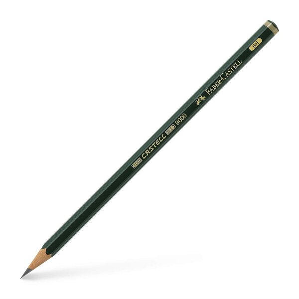 Crayon papier 9000 hexagonal mine 2mm 6H FABER-CASTELL