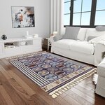 Tapis de salon CHAOUEN 120 x 180 cm - Bleu