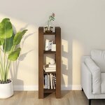 vidaXL Bibliothèque/Cloison Marron miel 41x35x125 cm Bois massif