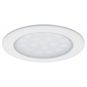 Kit 2 spots encastrés pour meubles LED 2x2 5W rond chromé
