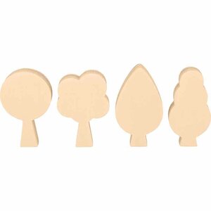 4 Arbres À Poser - Bois