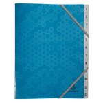 Trieur Polypropylène Recyclé 12 Compartiments Maïa - Couleurs Assorties - X 8 - Exacompta