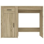 vidaXL Bureau Chêne sonoma 100x49x75 cm Bois d'ingénierie