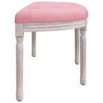 vidaXL Banc Rose 110 5x45x49 cm Velours