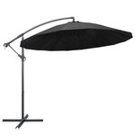 vidaXL Parasol suspendu Anthracite 3 m Mât en aluminium