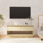 vidaXL Meuble TV chêne sonoma 102x41x44 cm bois d'ingénierie